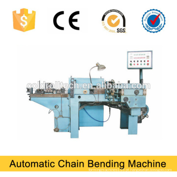 Máquina de dobra automática da corrente de relação do ferro para a produção da corrente do ferro